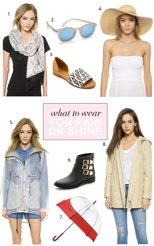 what to wear for any weather. Charmingly Styled