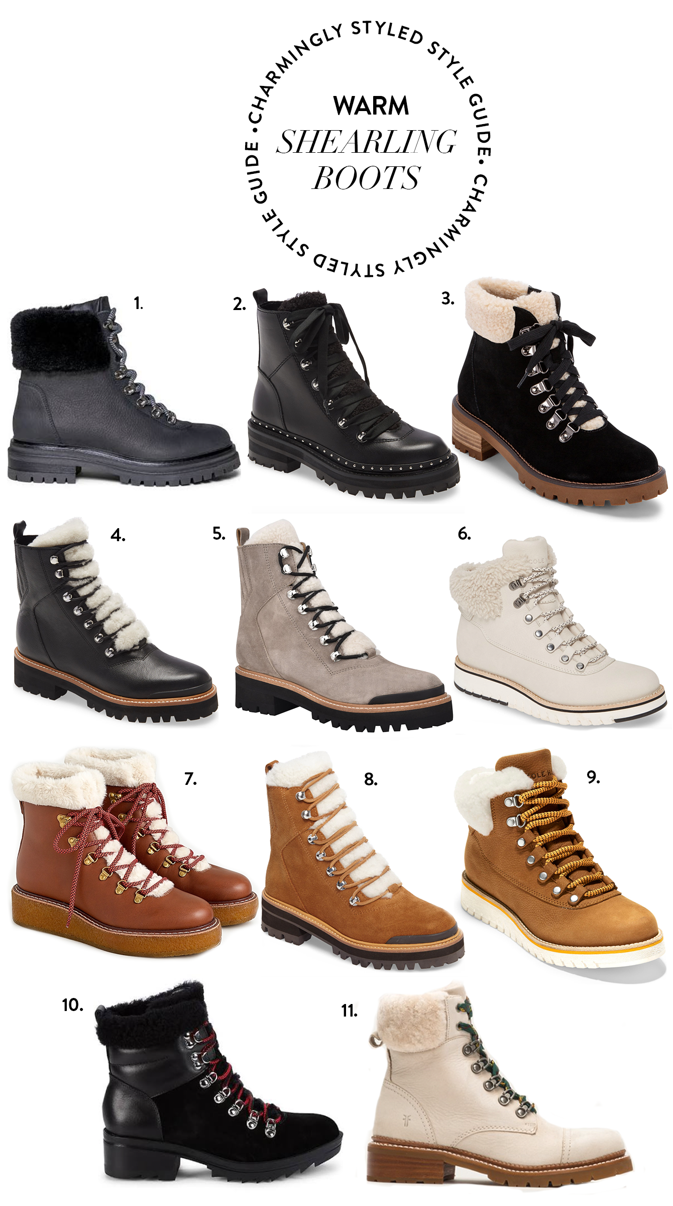best shearling boots